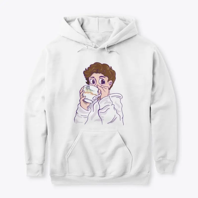 Tea Sip Hoodie - Brown Hair