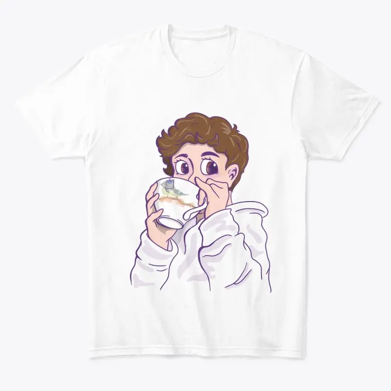 Tea Sip Shirt - Brown Hair